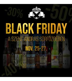 Black Friday és hatalmas akciók a Szent András Sörfőzdében!