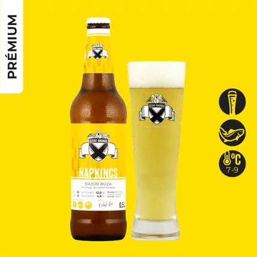 Napkincs (szűretlen bajor búzasör) 4,9% 