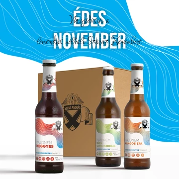 Édes November sörválogatás (alkoholmentes)