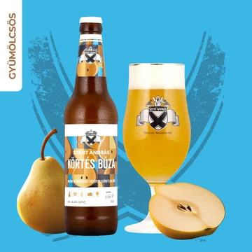 Körtés Búza (witbier / szűretlen belga búza körtével) 4,4%