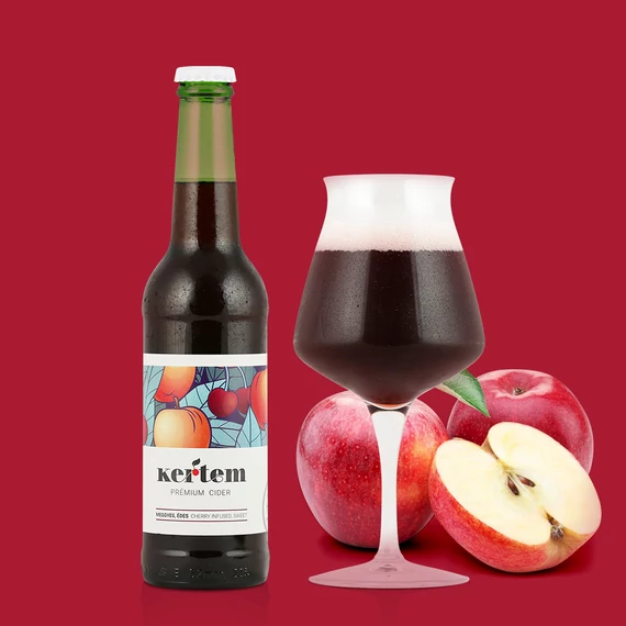 Kertem meggyes-édes / alma-meggy cider, 4,5%