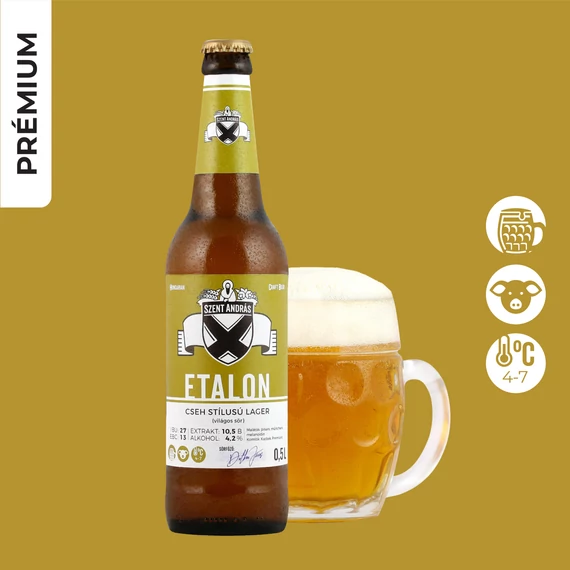 Etalon (cseh stílusú lager) 4,2%