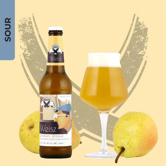 Weisz (berliner weisse körtével) 3,7% 