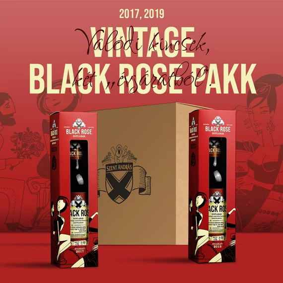 Vintage Black Rose pakk