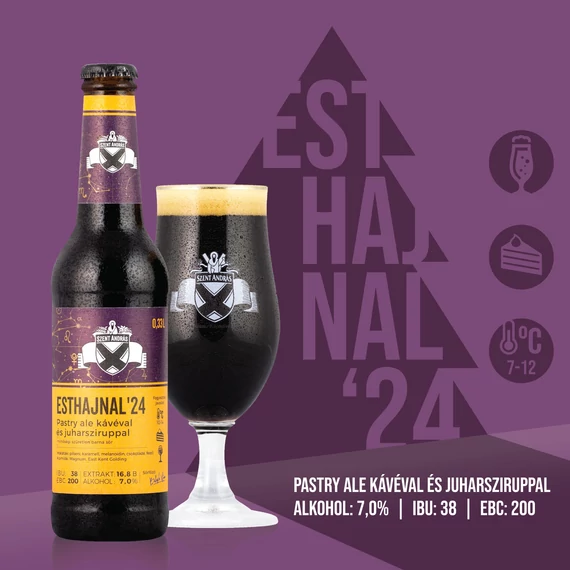 Esthajnal '24 (pastry ale cold brew kávéval és juharsziruppal) 7,0%