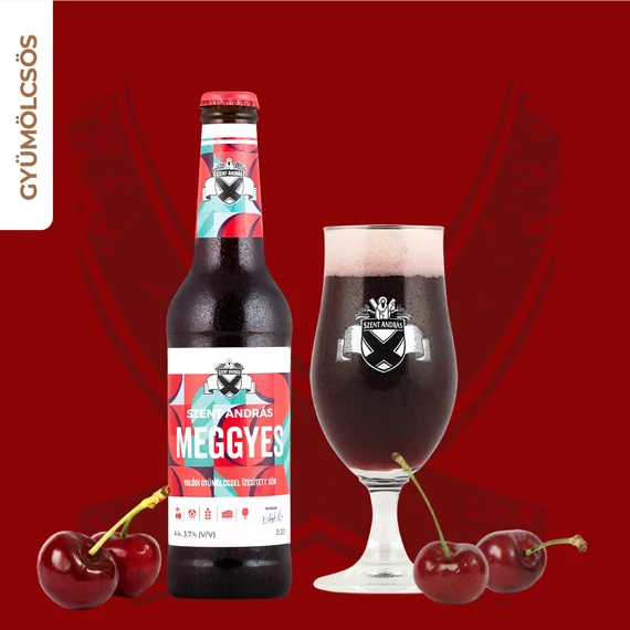 Szent András Meggyes (meggyes lager) 3,7% 0,33l