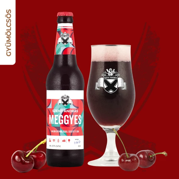 Szent András Meggyes (meggyes lager) 3,7% 0,5l