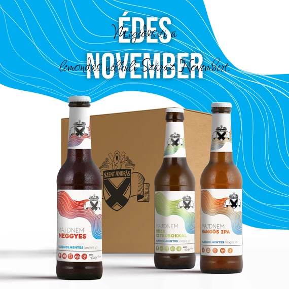 Édes November sörválogatás (alkoholmentes)
