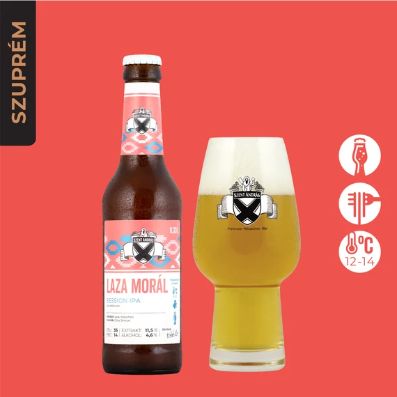 Laza Morál (session IPA) 4,6% 