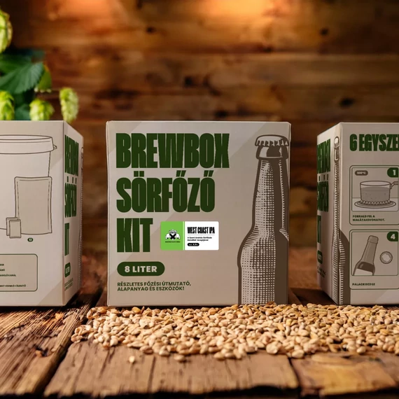 Szentandrás BREWBOX "Bandibá" West Coast IPA kit alapanyagokkal