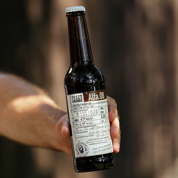 Alfa. 08 (füstölt porter szilvával és bodzavirággal) 4.9%