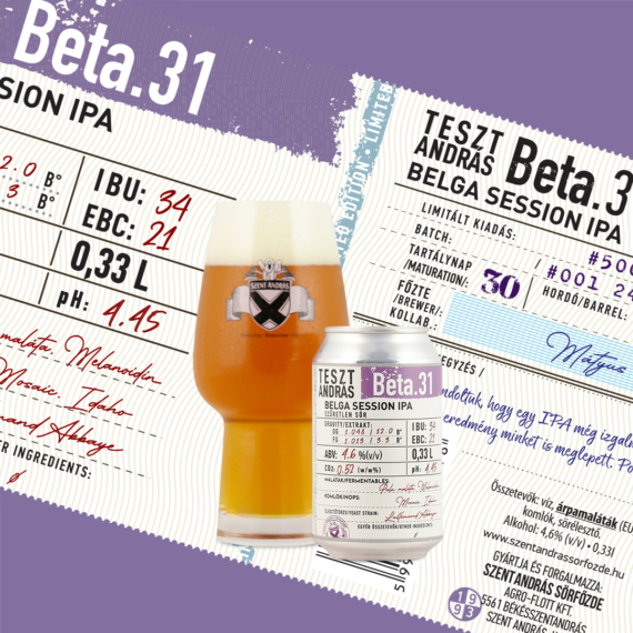 Beta. 31 (belga session ipa) 4,6%