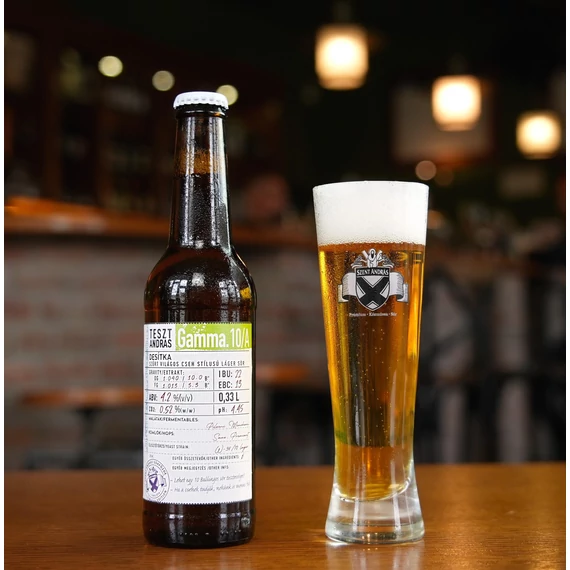 Gamma. 10/A (desítka / szűrt világos cseh lager) 4,2%