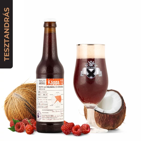 Kappa. 13 (pastry ale málnával és kókusszal) 6,0 %